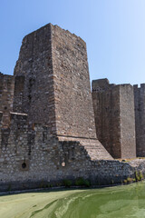 Fototapeta na wymiar Ruins of Fortress in town of Smederevo, Serbia