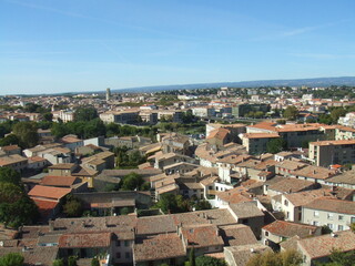 Fototapeta na wymiar Ancient fortified town of Carcassonne in southern France