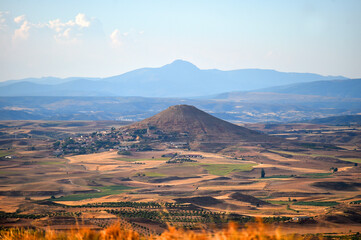 vista aerea de un pueblo español
