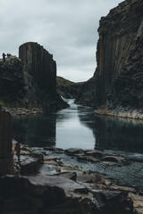 Iceland nature, Landscape in Summer