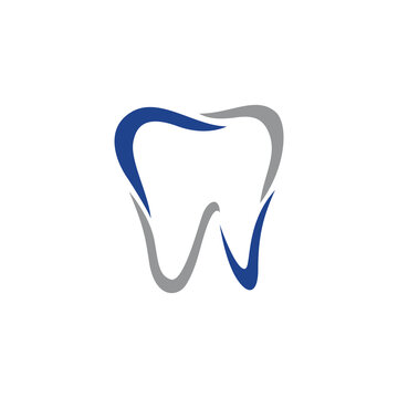 Dental icon design template vector isolated illustration