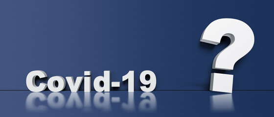 New covid-19 conoravirus outbreak. 3D illustration