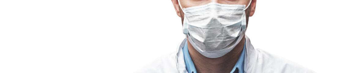 Young doctor against new Coronavirus 2019-nCoV