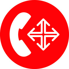 Call busy icon for any purpose mobile app presentation website