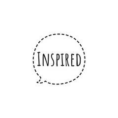 ''Inspired'' Word Lettering