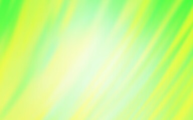 Obraz premium Light Green, Yellow vector blurred background.