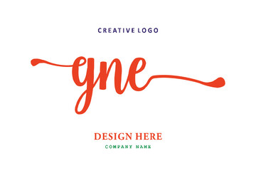 GNE lettering logo is simple, easy to understand and authoritative