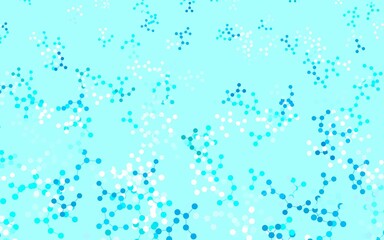 Light Blue, Green vector template with artificial intelligence structure.