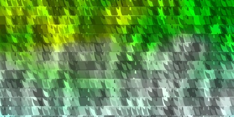Light Blue, Green vector texture with lines, triangles.