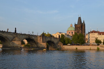 Fototapeta na wymiar Prague charles bridge