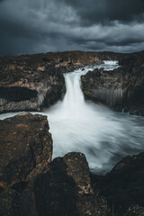 Iceland nature, Vulcanic landscape in Summer.