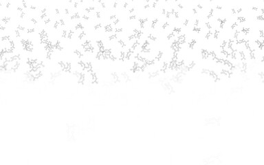 Light Gray vector pattern with artificial intelligence network.