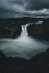 Iceland nature, Vulcanic landscape in Summer.