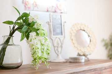 明るい部屋のインテリア