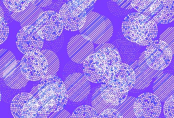 Light Purple vector texture with disks.