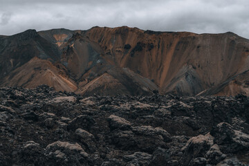 Iceland landscape, Highlands in Summer