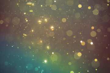 Fantasy Abstract blur bokeh of lights colorful sparkle