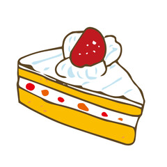 ショートケーキ　カット　