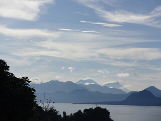 Paisaje en Lago Atitlán 