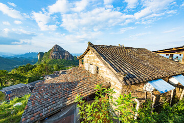 Sunny afternoon scenery of Millennium Yao Village in Liannan County, Qingyuan, Guangdong