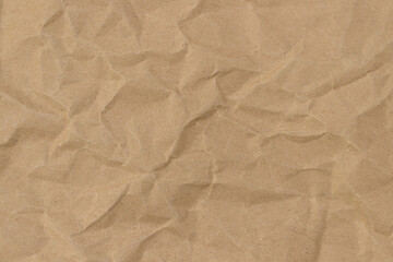 Brown paper with wrinkles