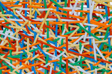 Abstract colorful Artificial rattan pattern