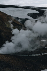 Iceland Landscape. Highlands in Summer.