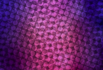 Dark Purple vector backdrop with dots.