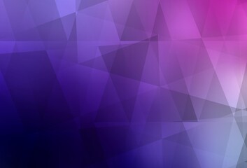 Light Purple, Pink vector abstract mosaic pattern.