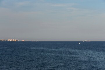 Obraz premium Mediterranean sea off Torrevieja. Spain