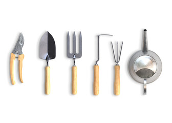 Car repair tool with tablet on Dark background. 3D illustration