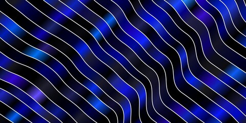 Dark Pink, Blue vector texture with curves.