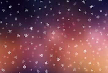 Dark Blue, Yellow vector backdrop in holiday style.