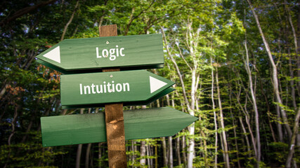 Street Sign Intuition versus Logic