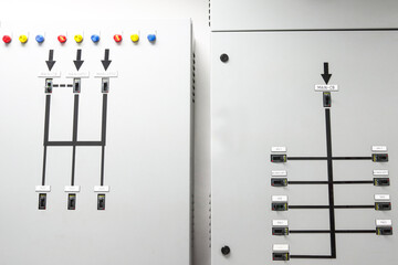Main Distribution Board Control the power failure from the building switch panel of power plant....