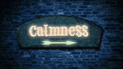 Street Sign to Calmness