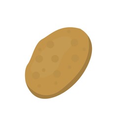 Vector graphic illustration of potato