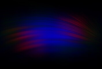 Dark Blue, Red vector glossy abstract backdrop.