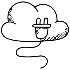 
Cloud computing network sharing icon
