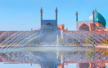 Shah (Imam) Mosque (Jameh Abbasi Mosque), Imam mosque in Naghsh-i Jahan Square - Isfahan, Iran,