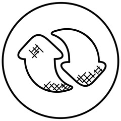 
Two arrows loading in a loop, synchronization
