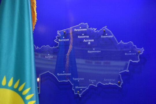 Kazakhstan, kazakhstan champion, kazakhstan is the best flag, asia, union, symbol, blue, eu, waving, euro, genadi golovkin, banner, country, flags, yellow, national,,, stars, patriotism, white, nation
