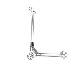 Stunt Scooter, Stunt Scooter SVG, Scooter vector, Scooter SVG, Scooter clipart, scooter silhouette, Scooter Design, Clipart, Silhouette, Scooter Vector,