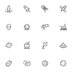 Space & Astronomy Icons