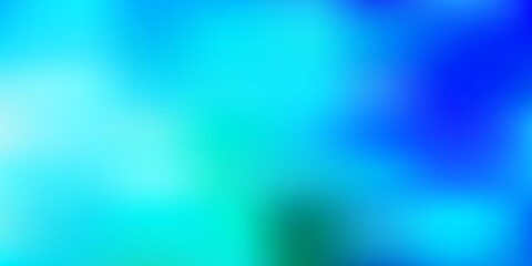 Light blue, green vector blurred background.