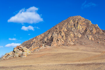 Mountains in Highland, Mongolia, Terelj