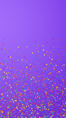 Obraz premium Festive outstanding confetti. Celebration stars. R