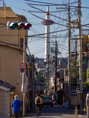 京都タワーと街並み