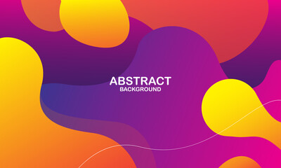 Colorful geometric background. Liquid color background design. Fluid shapes composition. Eps10 vector