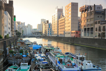 日本橋川河口舟溜まり